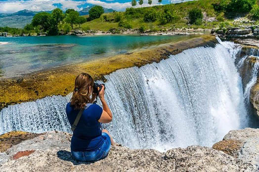 Водопад Ниагара возле Подгорицы, Черногория