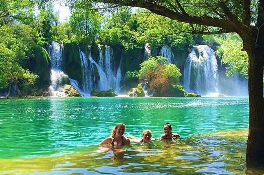 Экскурсия на водопады Кравице, Босния